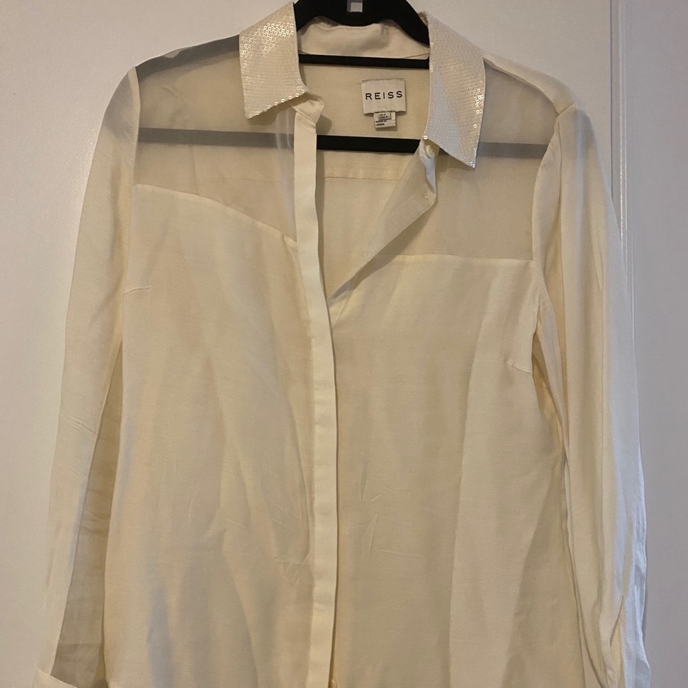 Reiss Beige Top